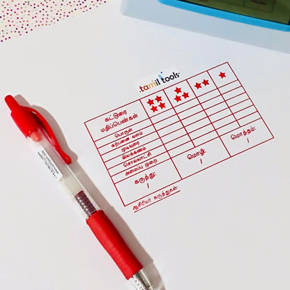 Supersize Composition Checklist Stamp - கட்டுரை மதிப்பெண்கள்