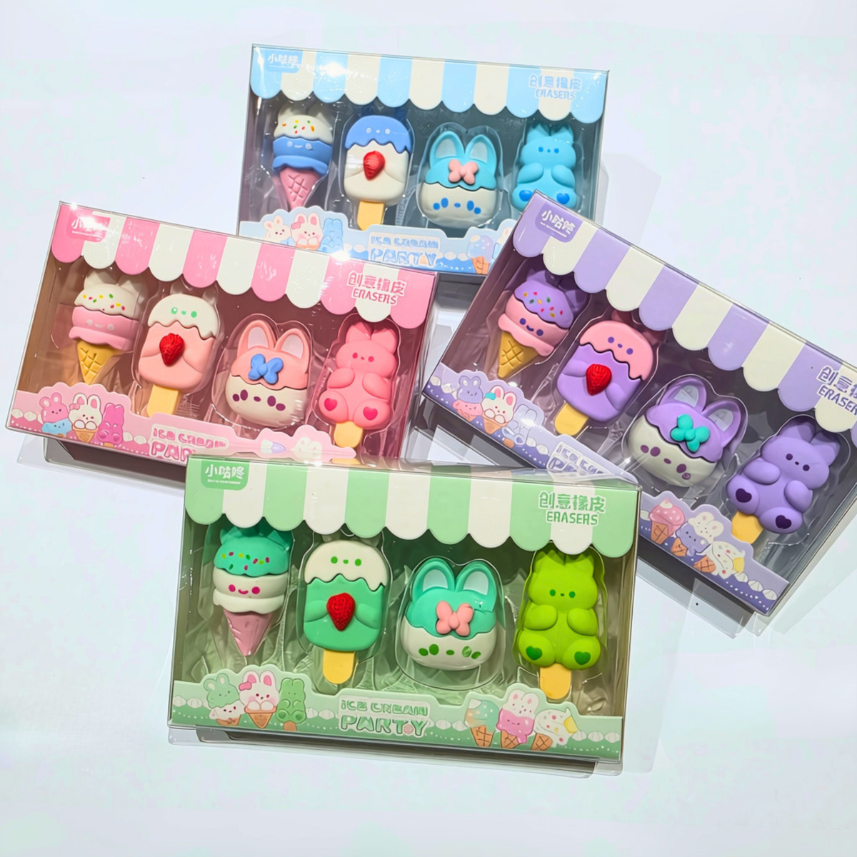 10 x Erasers [Assorted Colours]