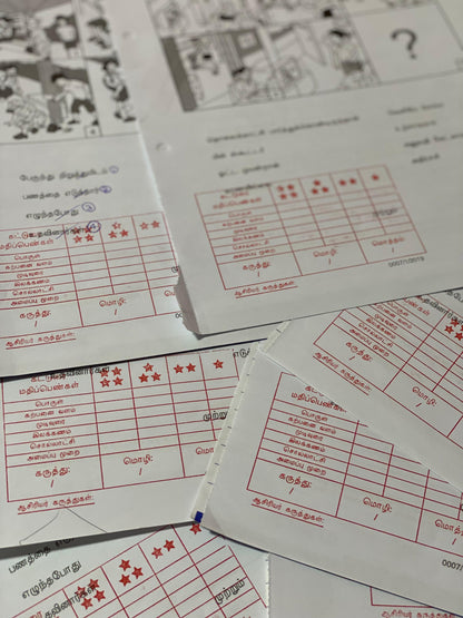Supersize Composition Checklist Stamp - கட்டுரை மதிப்பெண்கள்